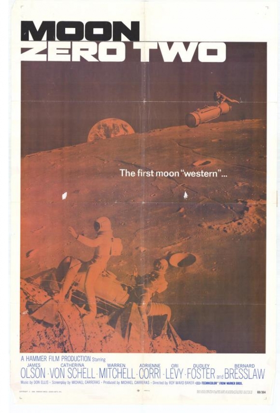 MOVIH4303 Moon Zero Two Movie Poster - 27 x 40 in.