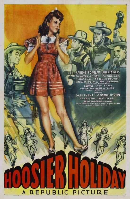 MOVIJ2161 Hoosier Holiday Movie Poster - 27 x 40 in.