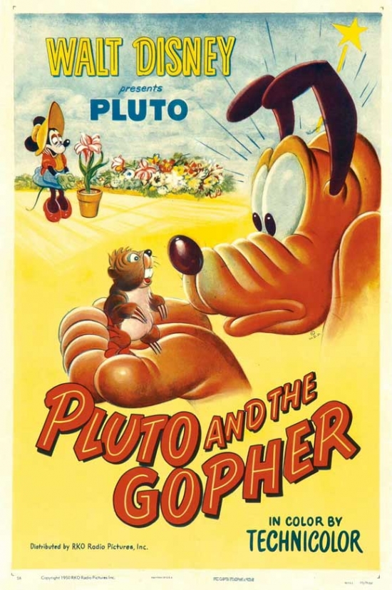 MOVIJ7172 Pluto & the Gopher Movie Poster - 27 x 40 in.