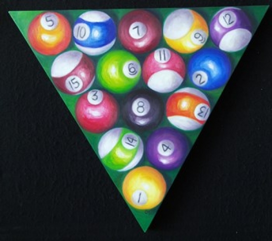 Racked Poster Print by Debra Ozello - 20 x 18 in.