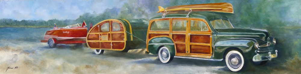 Road Trip Poster Print by Janne Matter - 61 x 15 in.
