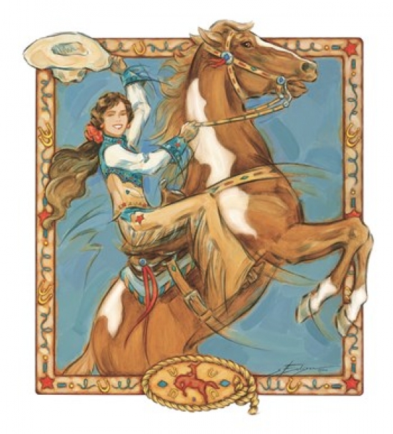 Lead Mare Poster Print by Susan Edison - 18 x 20 in.