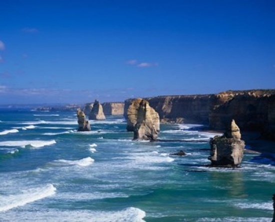 PDDAU01PTH0019 Great Ocean Road the Twelve Apostles Victoria Australia Poster Print by Paul Thompson - 27 x 22 in.