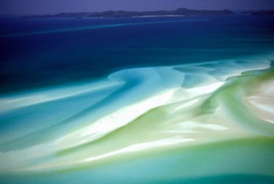 Australia Whitsunday Island Hill Inlet Pattern Poster Print by Stuart Westmorland - 27 x 18 in.