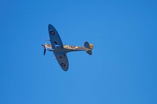 Tandem Supermarine Spitfire Trainer British & Allied Wwii War Plane Poster Print by David Wall
