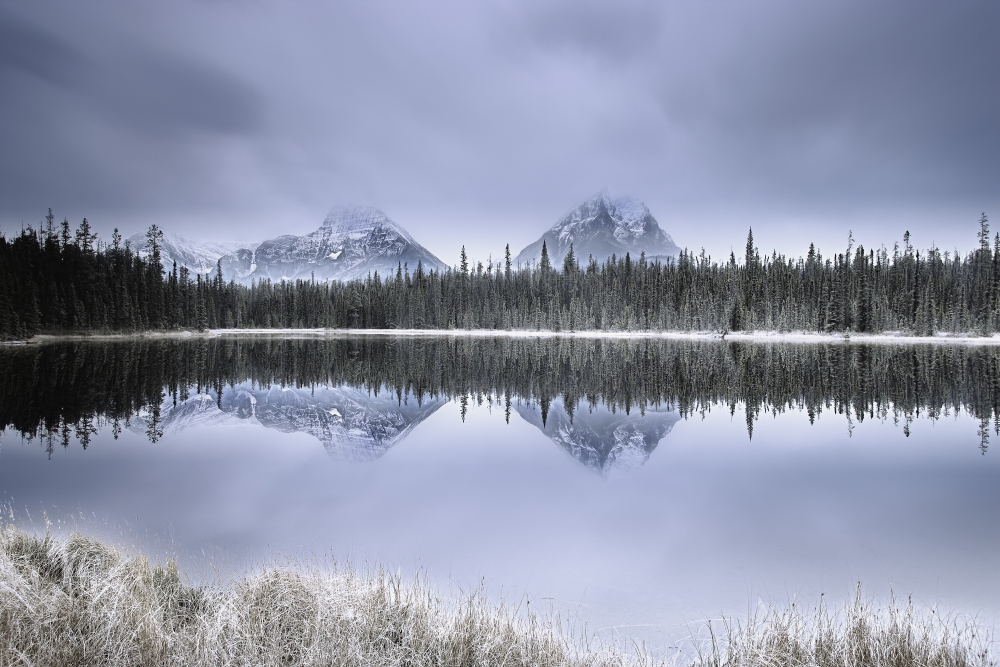 A Mountainous Scene Poster Print by Carson Ganci, 34 x 22 - Large