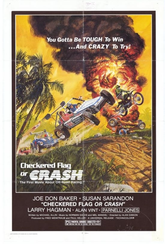 Checkered Flag or Crash Movie Poster - 27 x 40 in.
