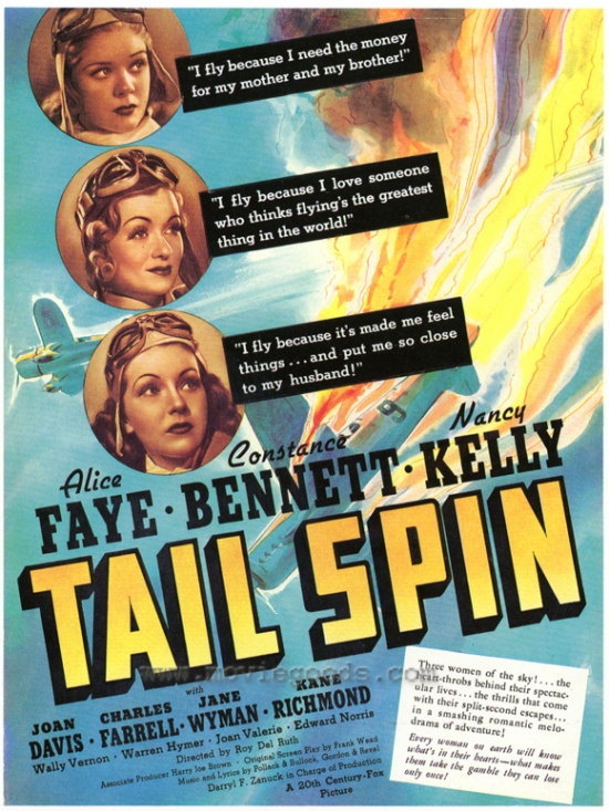 MOVIF5329 Tail Spin Movie Poster - 27 x 40 in.
