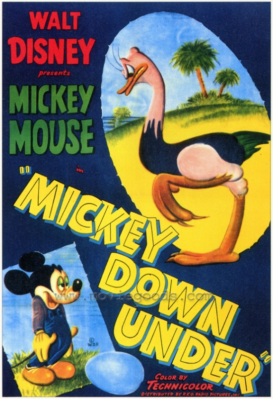 Mickey Down Under Movie Poster - 27 x 40 in.