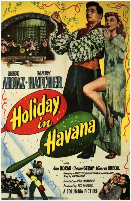 MOVIF8348 Holiday in Havana Movie Poster - 27 x 40 in.