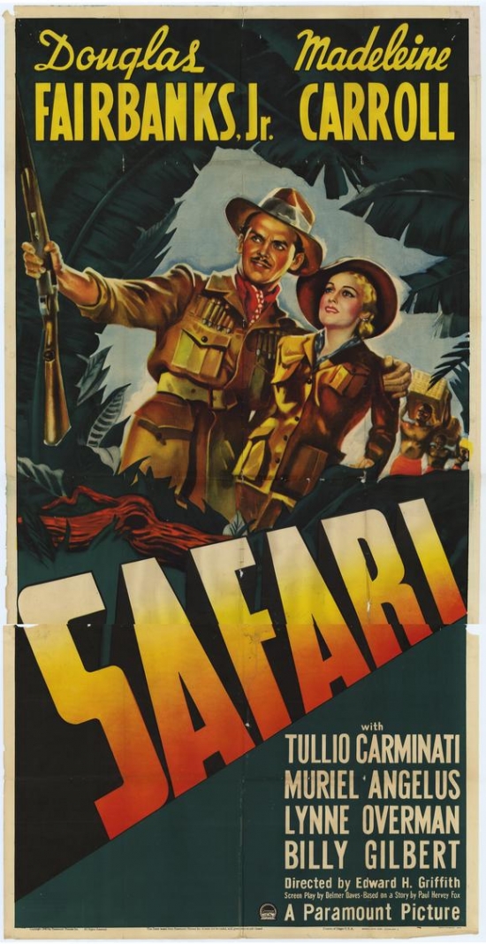 Safari Movie Poster - 27 x 40 in.