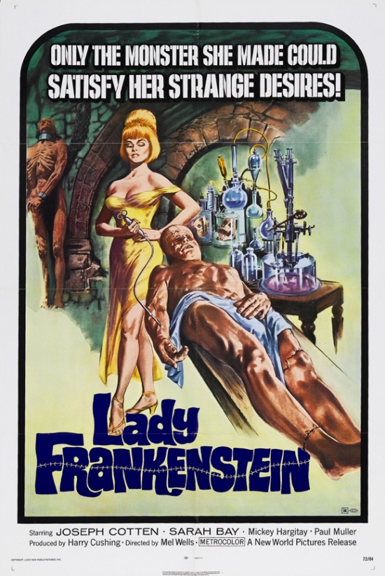MOVIH3607 Lady Frankenstein Movie Poster  27 x 40 in