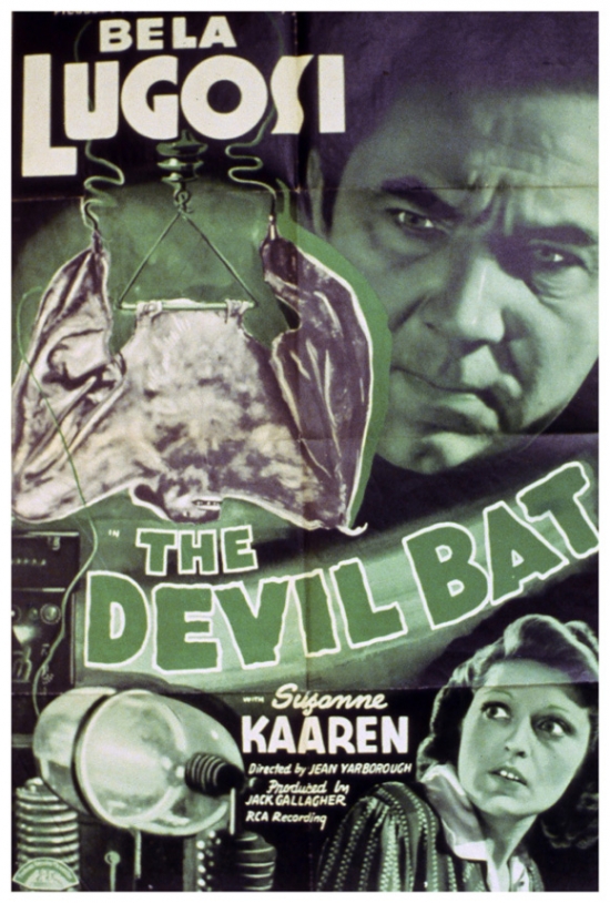 MOVIH5710 Devil Bat the Movie Poster - 27 x 40 in.