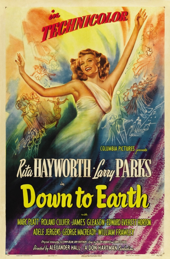 Down to Earth Movie Poster - 27 x 40 in.