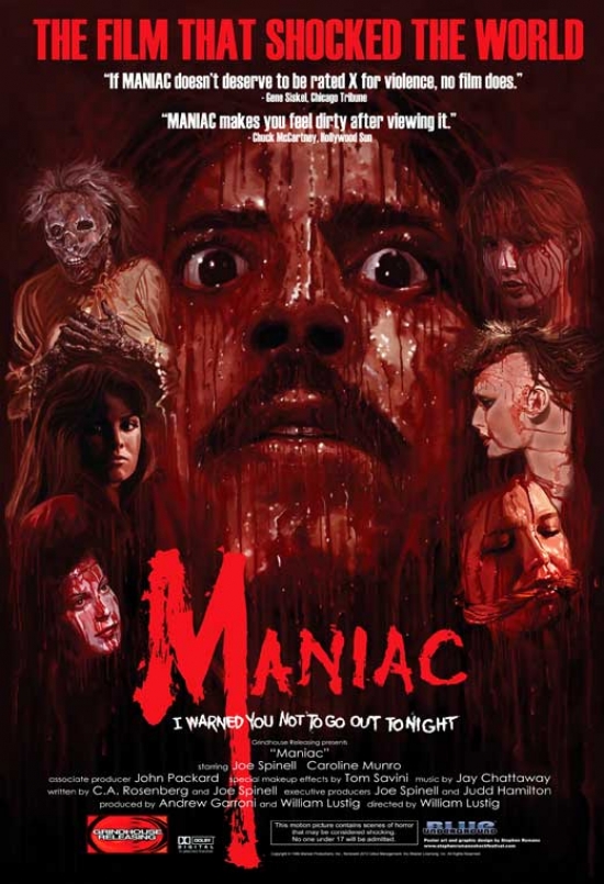 MOVGB62053 Maniac Movie Poster - 27 x 40 in.