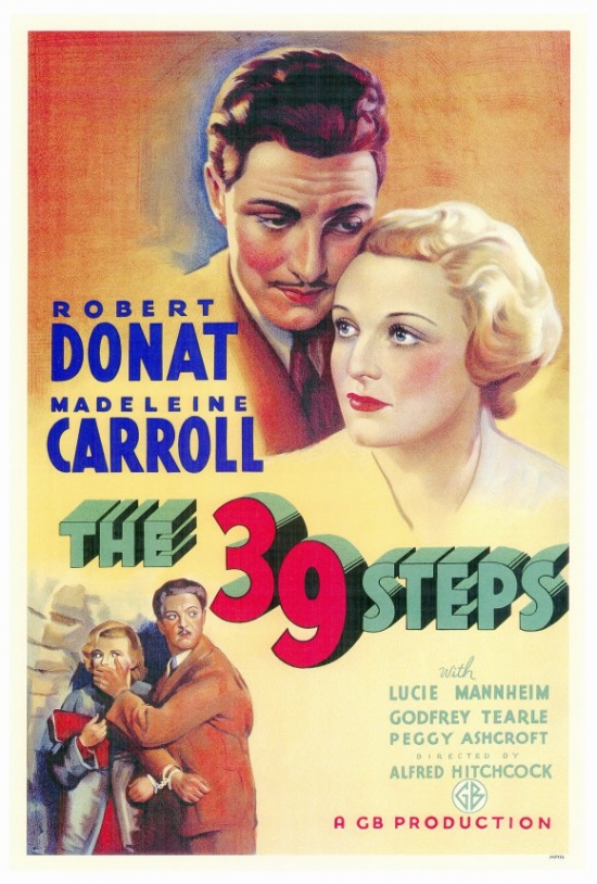 The 39 Steps Movie Poster - 27 x 40 in.