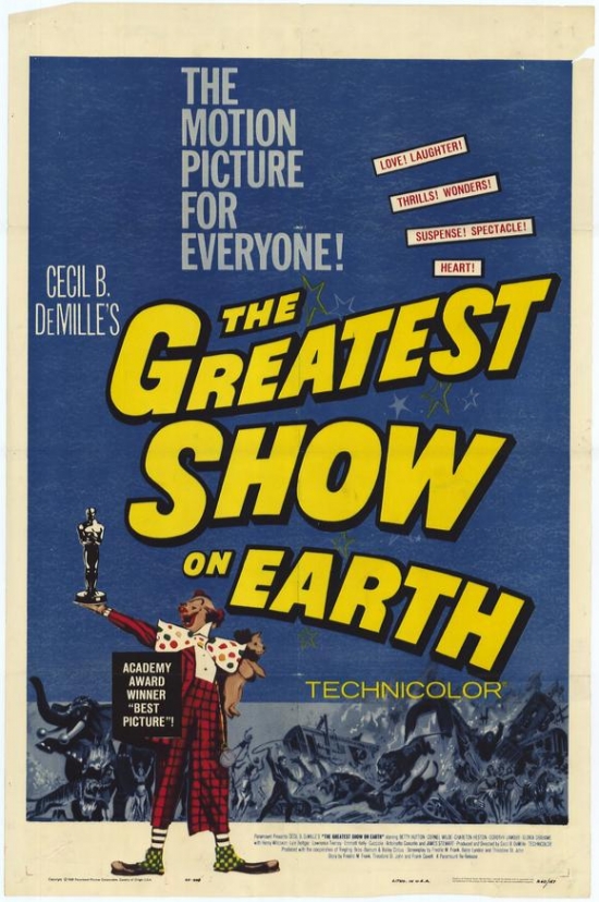 MOVGF0441 The Greatest Show on Earth Movie Poster - 27 x 40 in -  Posterazzi