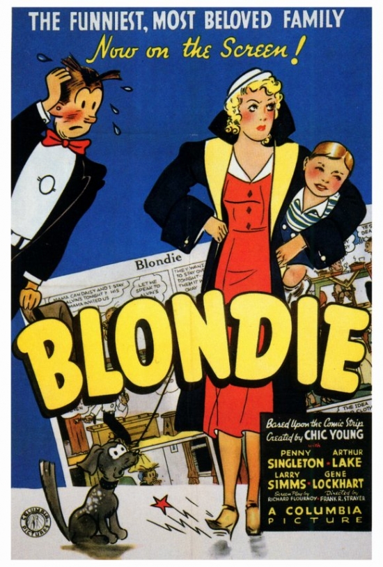 Blondie Movie Poster - 27 x 40 in.