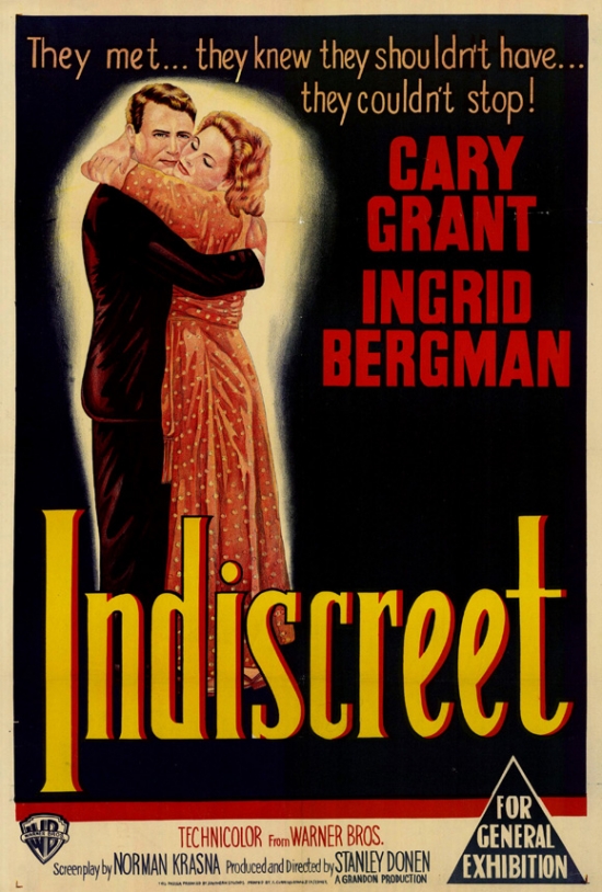 MOVGF7407 Indiscreet Movie Poster - 27 x 40 in.