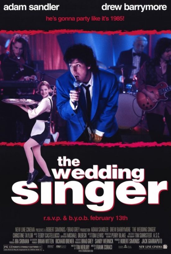 The Wedding Singer Movie Poster - 27 x 40 in.