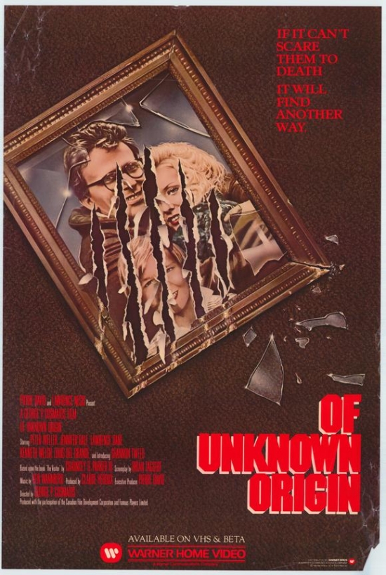 Of Unknown Origin Movie Poster - 27 x 40 in.