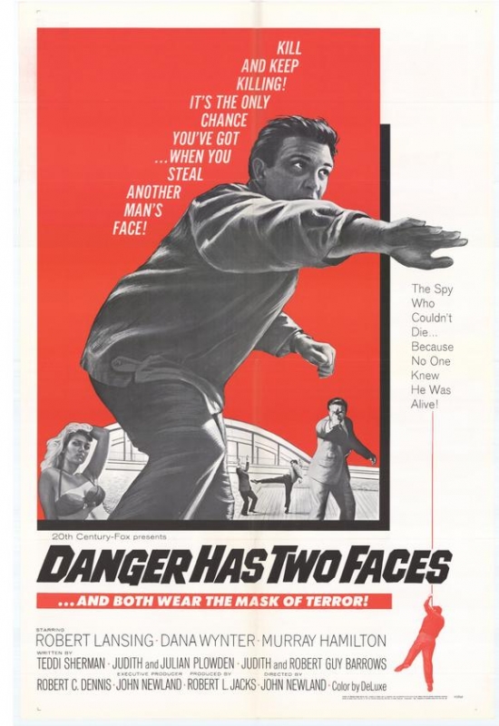 Danger Has Two Faces Movie Poster - 27 x 40 in.