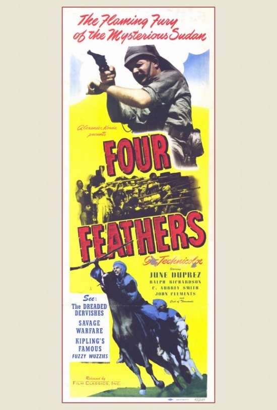 The Four Feathers Movie Poster - 27 x 40 in.