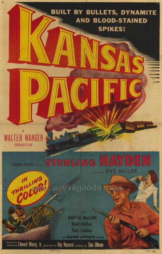 Kansas Pacific Movie Poster - 27 x 40 in.