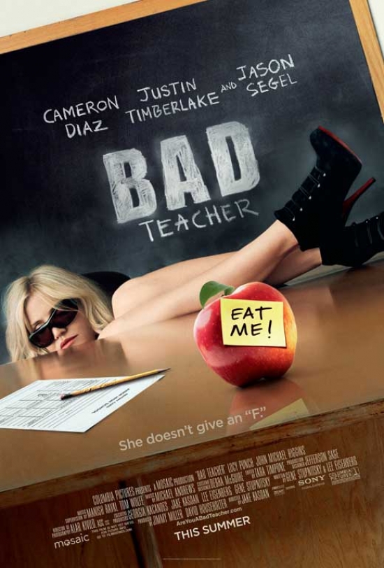 Bad Teacher Movie Poster  27 x 40 in
