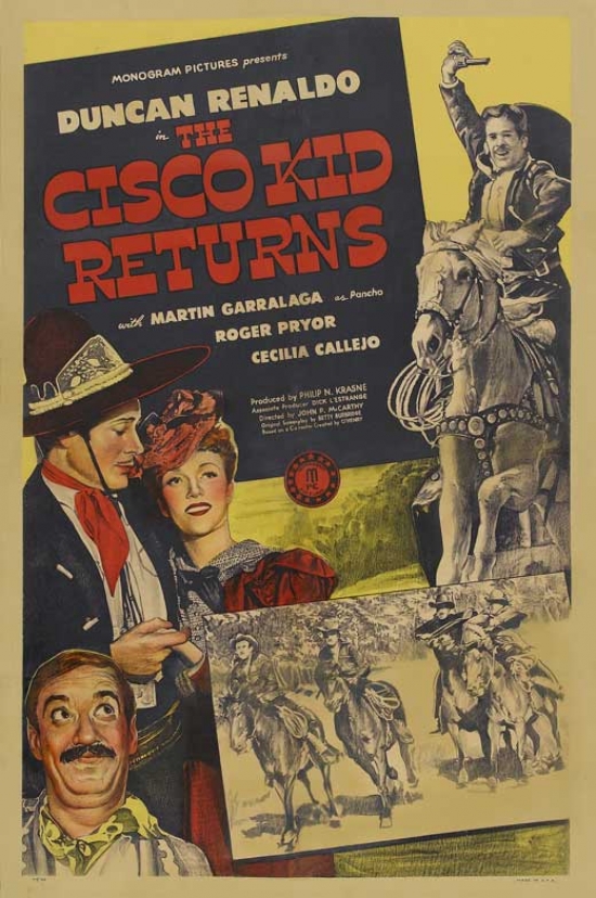 MOVEB06653 The Cisco Kid Returns Movie Poster - 27 x 40 in.