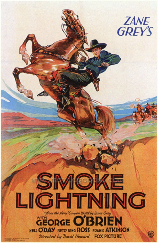 MOVEF3344 Smoke Lightning Movie Poster - 27 x 40 in.