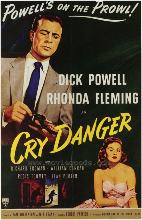 MOVEF4292 Cry Danger Movie Poster - 27 x 40 in.