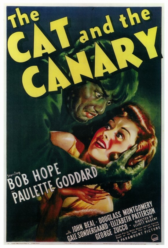 MOVEF7174 The Cat & the Canary Movie Poster - 27 x 40 in.