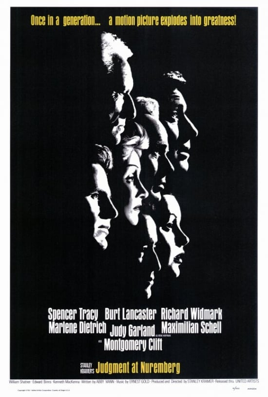 Judgment at Nuremberg Movie Poster - 27 x 40 in.
