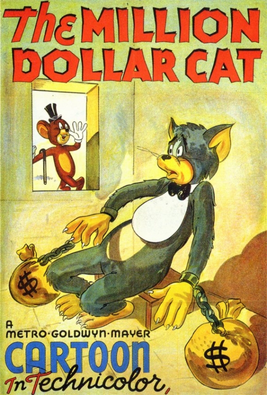 MOVEF8342 The Million Dollar Cat Movie Poster - 27 x 40 in.