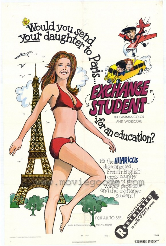 MOVEH2627 Exchange Student Movie Poster - 27 x 40 in.