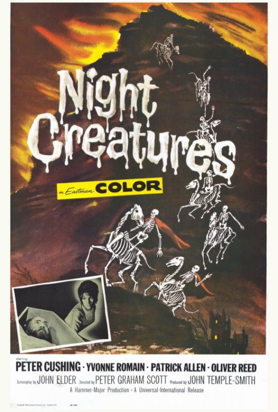 MOVEH6691 Night Creatures Movie Poster - 27 x 40 in.