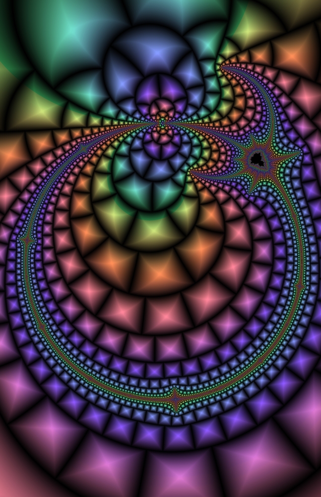 Multicolored Abstract Poster Print by Paul Sale - 12 x 18