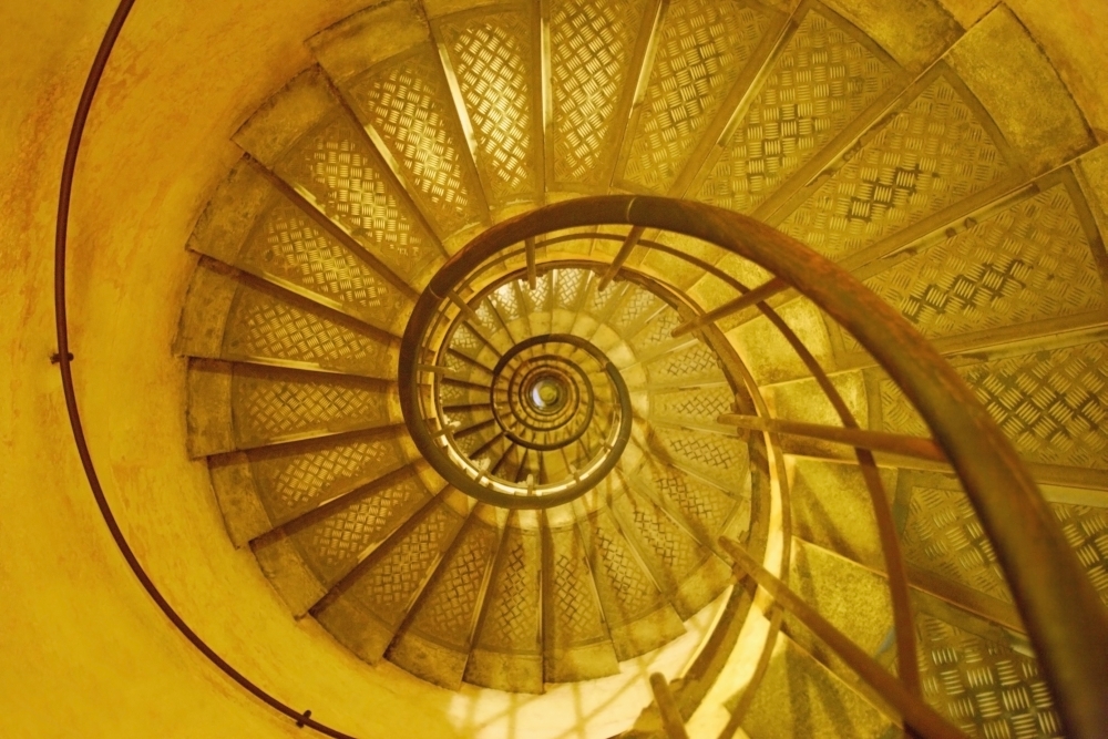 Spiral Staircase Poster Print by Don Hammond, 17 x 11