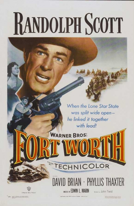 Fort Worth Movie Poster - 27 x 40 in.