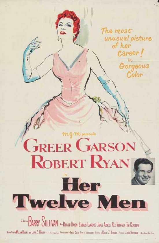 Her Twelve Men Movie Poster - 27 x 40 in.