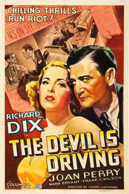 MOVCB62984 The Devil is Driving Movie Poster - 27 x 40 in.