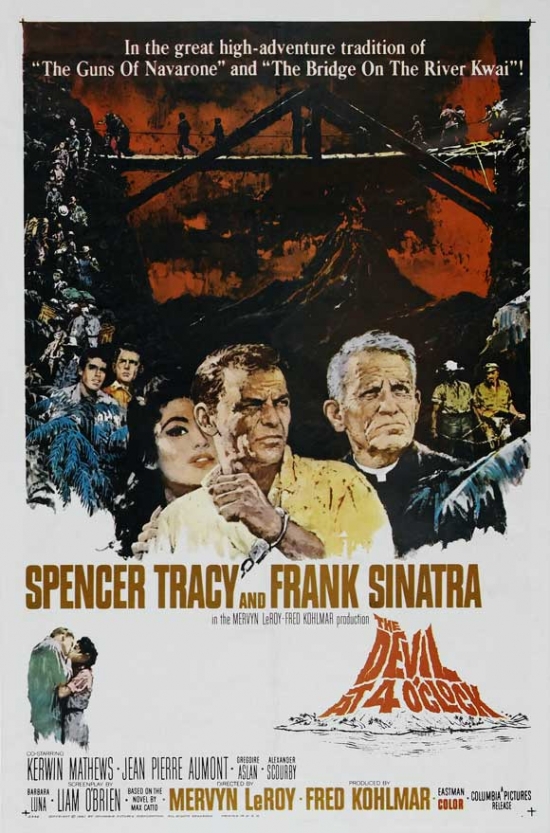 MOVCB74460 The Devil at 4 O Clock Movie Poster - 27 x 40 in.