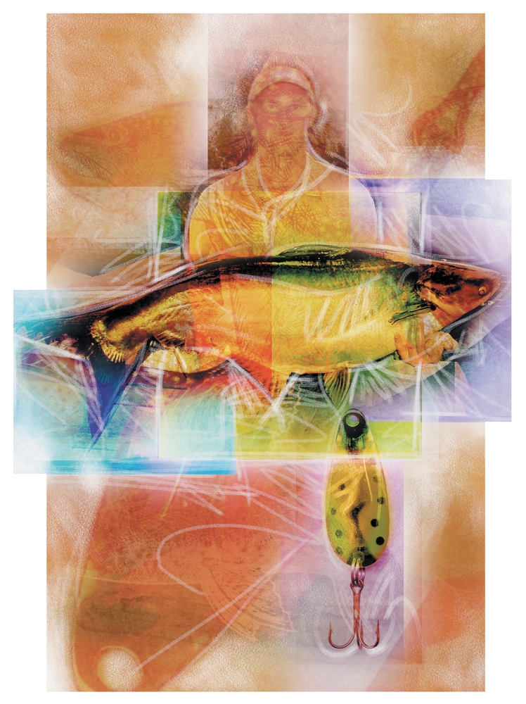 Fisherman with Fish Poster Print by Design Pics Eye Traveller - 13 x 18