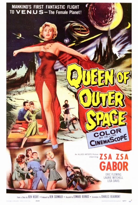 Queen of Outer Space Movie Poster - 27 x 40 in.
