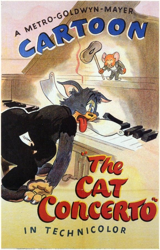 MOVCF1340 The Cat Concerto Movie Poster - 27 x 40 in.