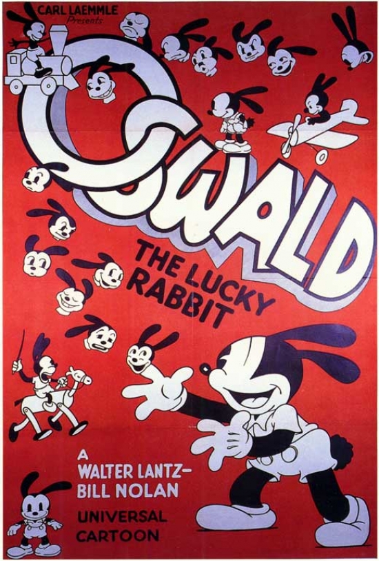 Oswald the Lucky Rabbit Movie Poster - 27 x 40 in.