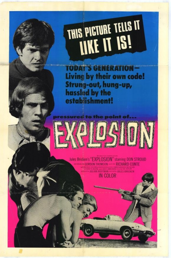 MOVCF4431 Explosion Movie Poster - 27 x 40 in.