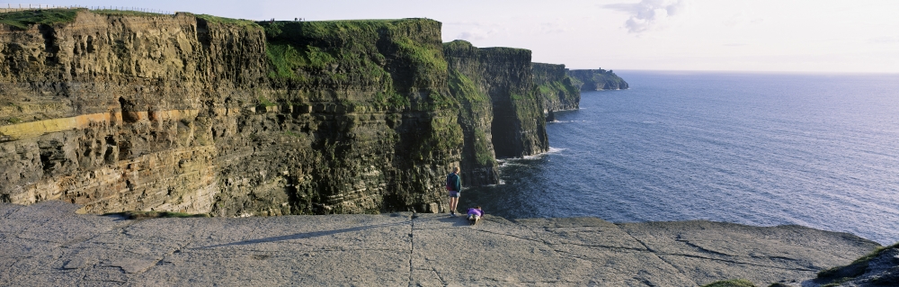 DPI1798859LARGE Panoramic View of Cliffs Cliffs of Moher County Clare Republic of Ireland Poster Print by The Irish Image Collection, 44 x 14 - Large