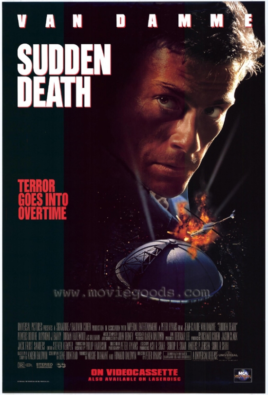 Sudden Death Movie Poster - 27 x 40 in.